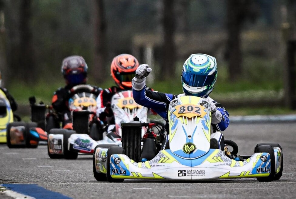 Fausto Schioppa tiene boleto a Europa: campeón y al Mundial de Rotax en Portimao