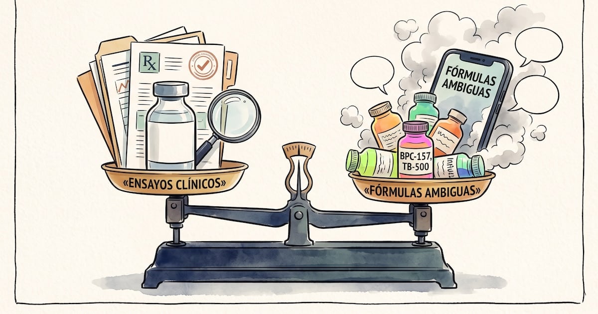 Péptidos bajo la lupa: por qué un compuesto probado no avala a todos los demás