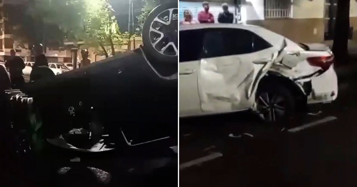 Volcó en Alberdi con 1,79 gramos de alcohol en sangre y dejó cinco personas hospitalizadas en Caballito