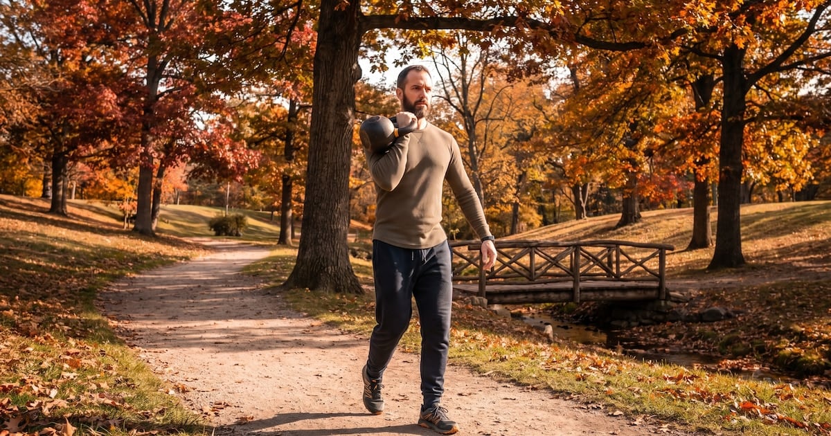 Caminar con mancuernas: la rutina de cinco ejercicios que convierte una salida cotidiana en un entrenamiento completo