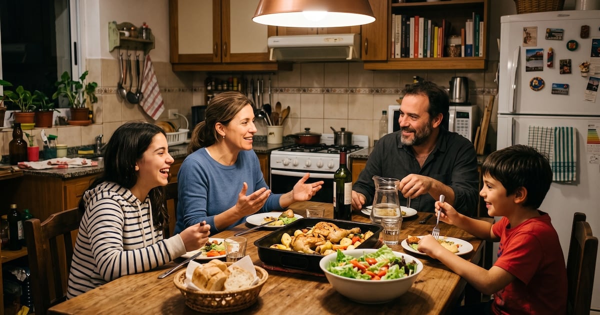 La mesa familiar como escuela: por qué compartir la comida cambia lo que los chicos eligen en el plato