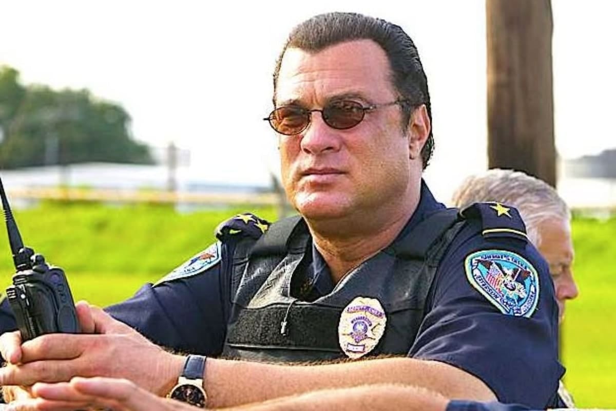 De la pantalla al desierto: Steven Seagal se calzó el uniforme y se fue a cuidar la frontera de Texas