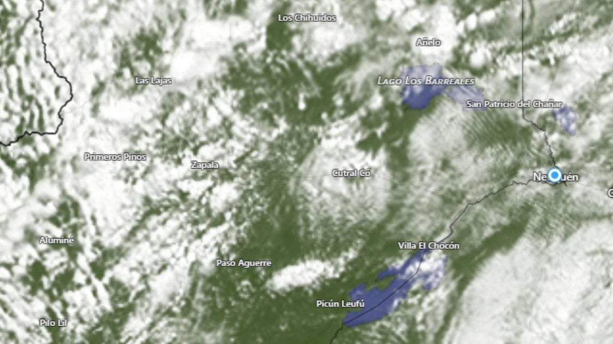 Nubarrones, ráfagas y un domingo que promete calor: la semana que le queda al cielo neuquino