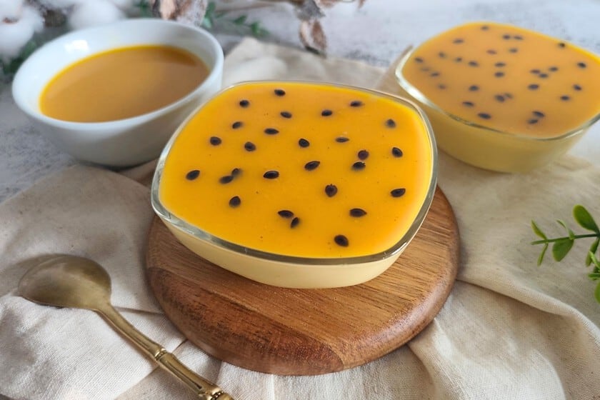El vasito que me salvó la merienda: mousse de maracuyá, fácil y sin encender el horno