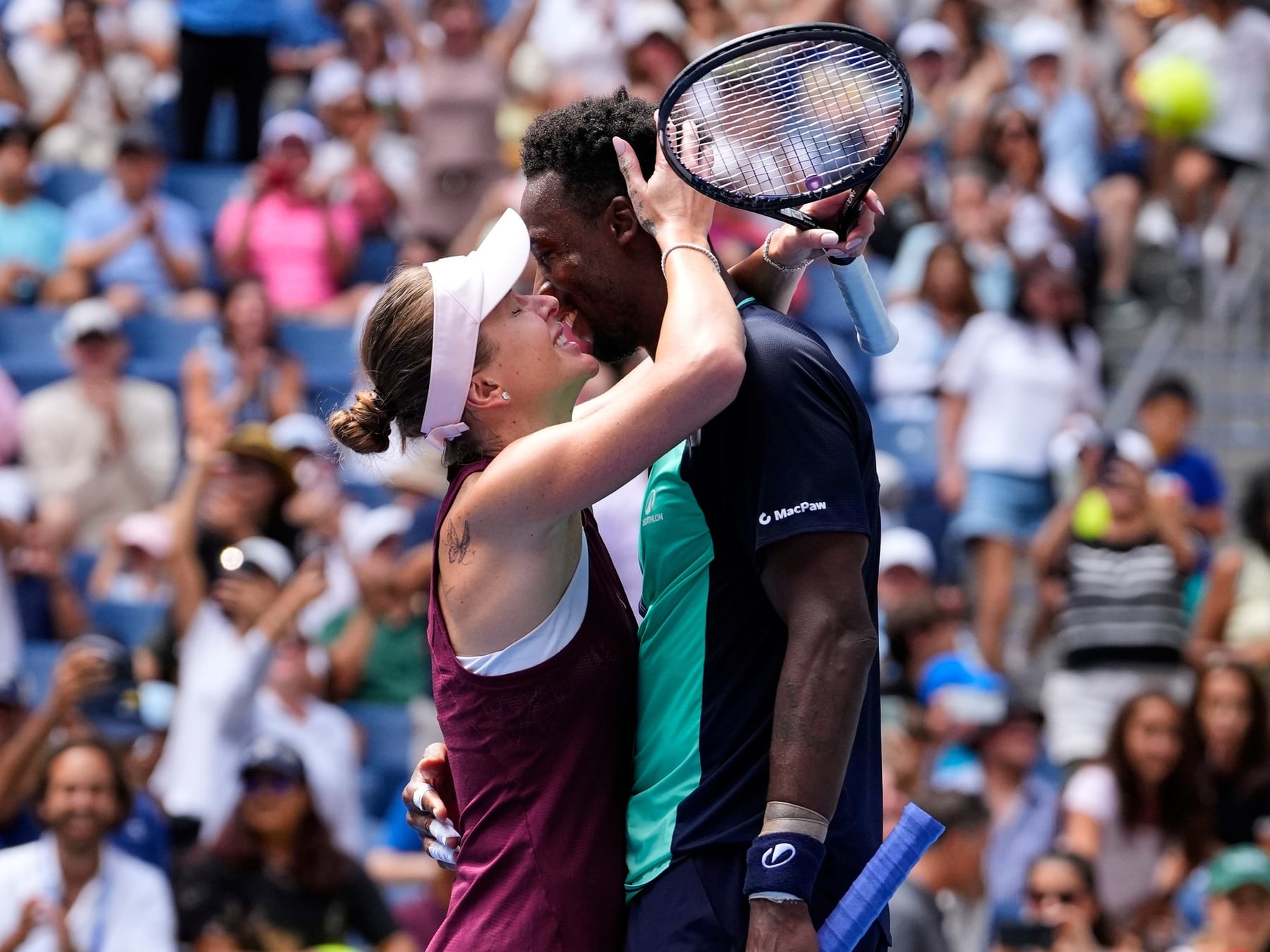 Elina Svitolina deja a Monfils, no al tenis: la guerra la corrió de adentro hacia afuera