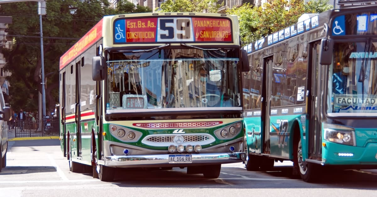 Colectivos del AMBA: desde esta noche corren con la mitad de las frecuencias entre las 22 y las 5 por una deuda estimada en 40.000 millones de pesos